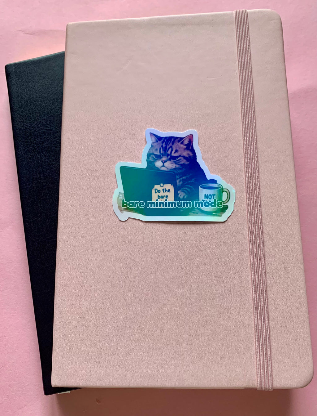 Burnout Cat Meme Sticker Pack | Funny Relatable Stickers | Waterproof Vinyl | Laptop, Journal, Gift